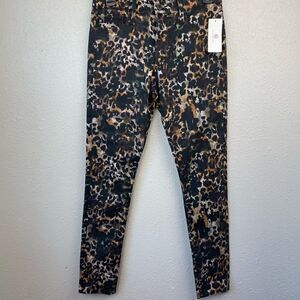 NWT Adriano Goldschmeid Animal Print High Rise Skinny Ankle Jeans Sz 24, 26, 27